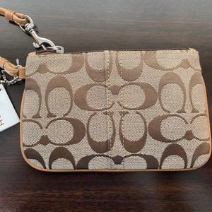 Coach Signature Wristlet